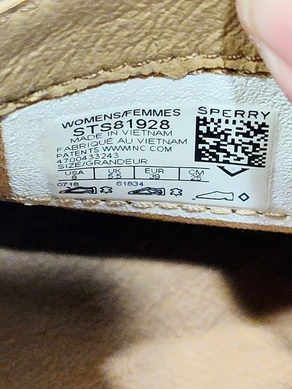Sperry Seaport Penny Loafers Women’s Size 8 Brown Tan Leather STS81928 Classic